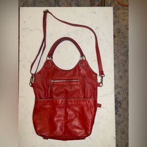 VINTAGE ROOTS LEATHER ‘LAUREN’ TOTE - MADE IN CANADA